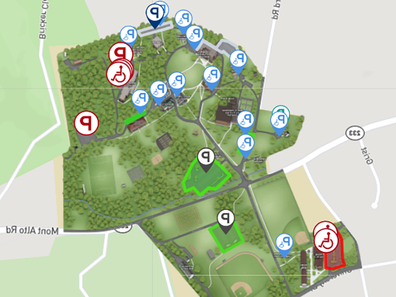 Penn State Mont Alto Campus Parking Map